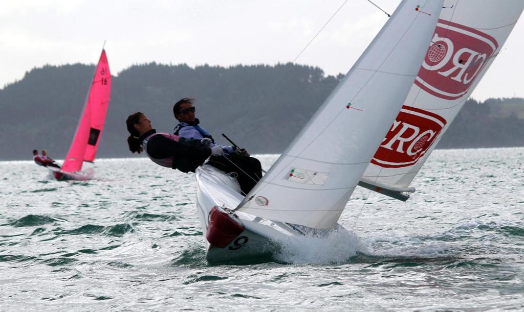 Cook Islands team in action - 31st Secondary School Team Sailing Nationals © Susanna Buckton